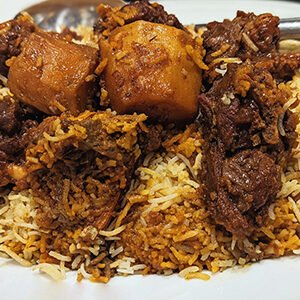 Kacchi biryani